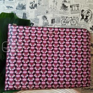 Kate Spade Fox Glove Laptop Case Sleeve Pink